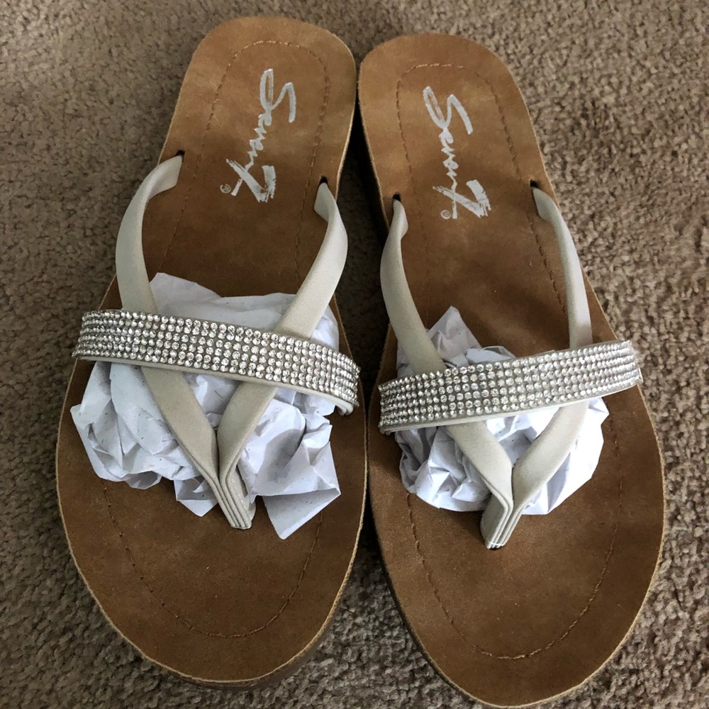 Tan sandals